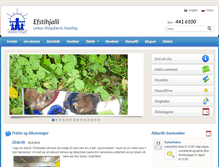Tablet Screenshot of efstihjalli.kopavogur.is